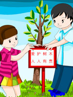 爱护花草树木歌-佚名