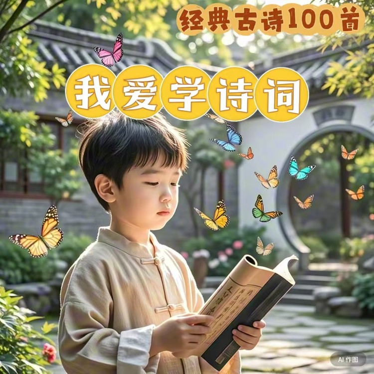 我爱学诗词（经典古诗100首）-爱漫文化
